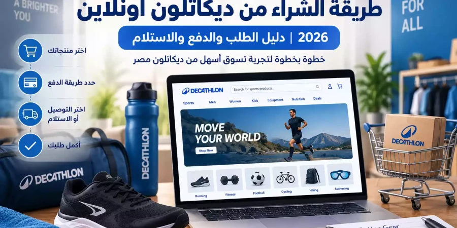طريقة الشراء من ديكاتلون أونلاين 2026 | دليل الطلب والدفع والاستلام
